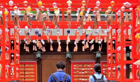 白山神社の七夕風鈴祭り